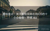 趣味盘点：关于蜜桃视频在线IOS的十个小秘密 · 特辑383