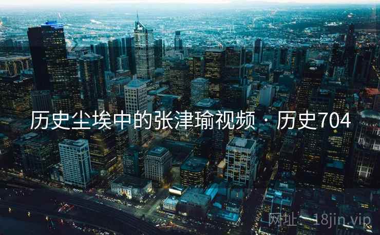 历史尘埃中的张津瑜视频 · 历史704